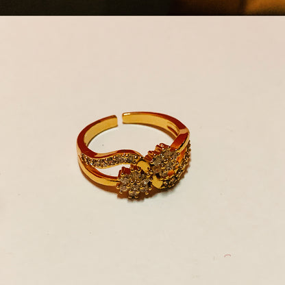 Rose Gold plated Ring| Adjustable | R05