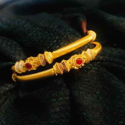 6Pcs Golden Fancy Bangles / karra