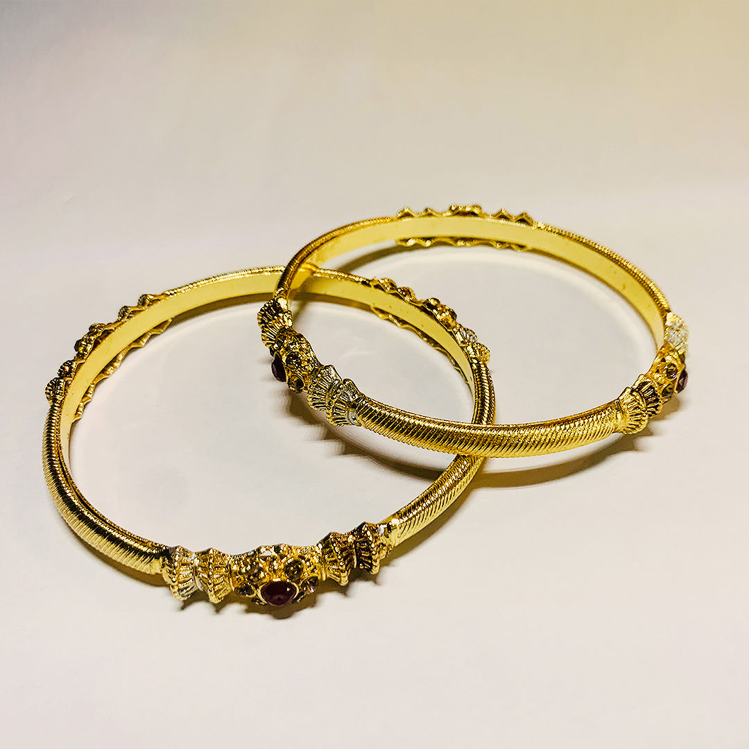 6Pcs Golden Fancy Bangles / karra