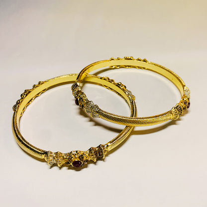 6Pcs Golden Fancy Bangles / karra