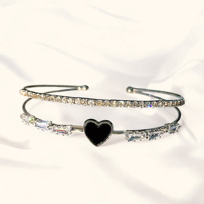 Elegant Heart Bracelet - Adjustable Fit for All